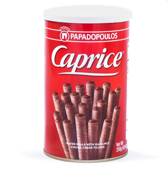 CAPRICE Waffers 250g (8.8oz) - Classic Greek Chocolate Hazelnut WafersCAPRICE Wafers by Papadopoulos are a household favorite in Gr...