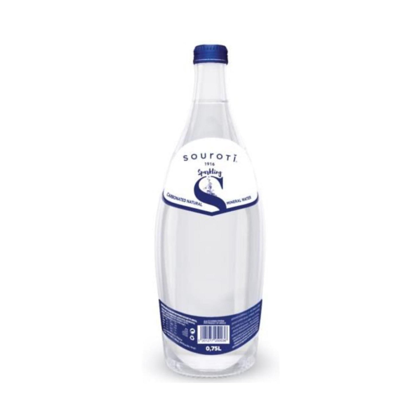SOUROTI Sparkling Natural Mineral Water – 250ml (8.45fl oz) & 750ml (25.36fl oz)