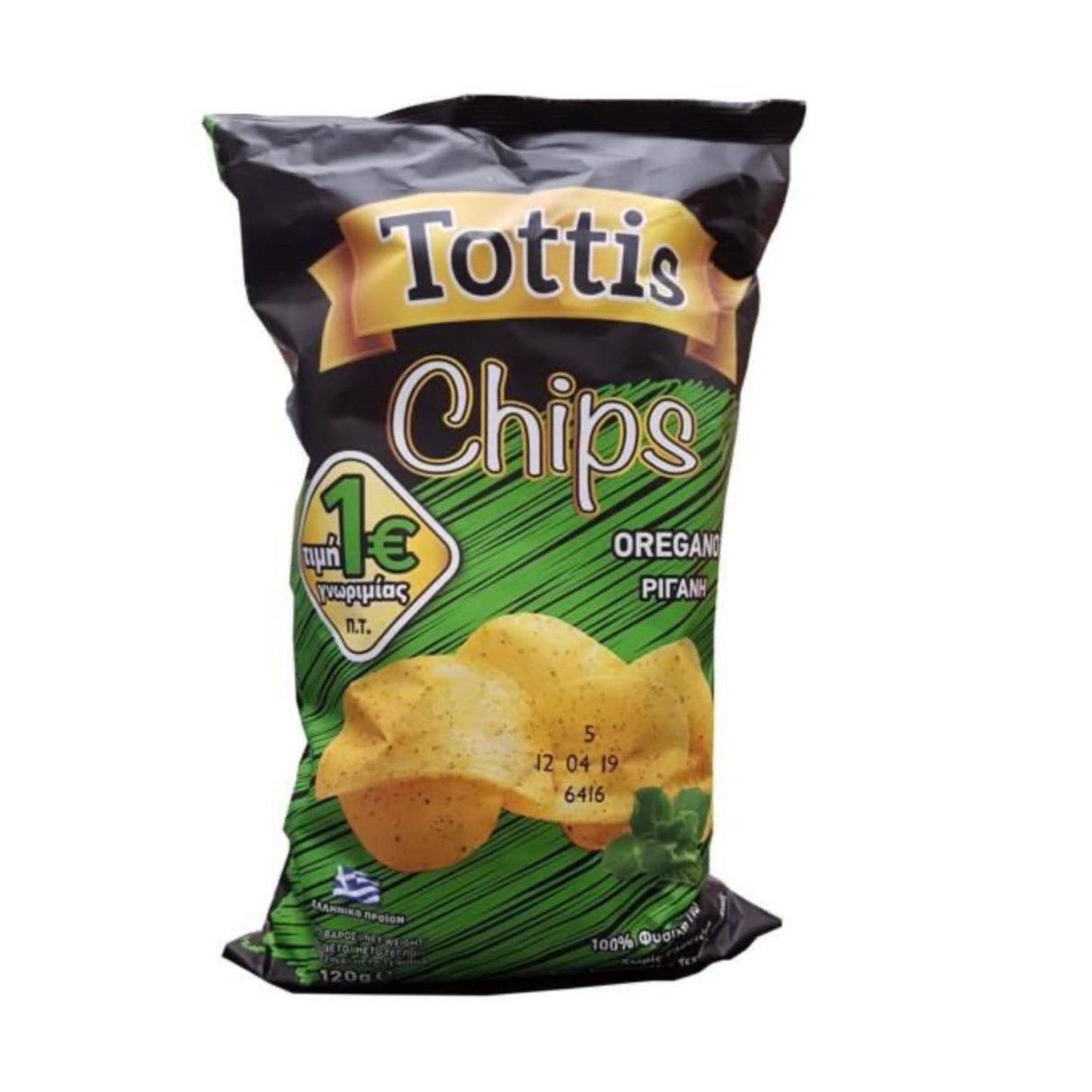 TOTTIS Oregano Chips – 120g (0.26lb)