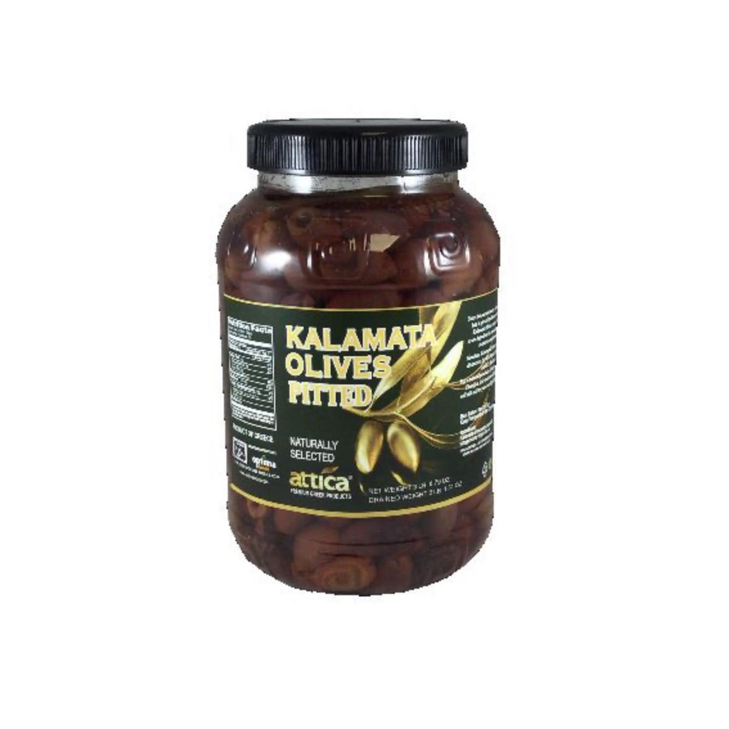 ATTICA Kalamata Olives Pitted XL – 1kg (2.2lb)