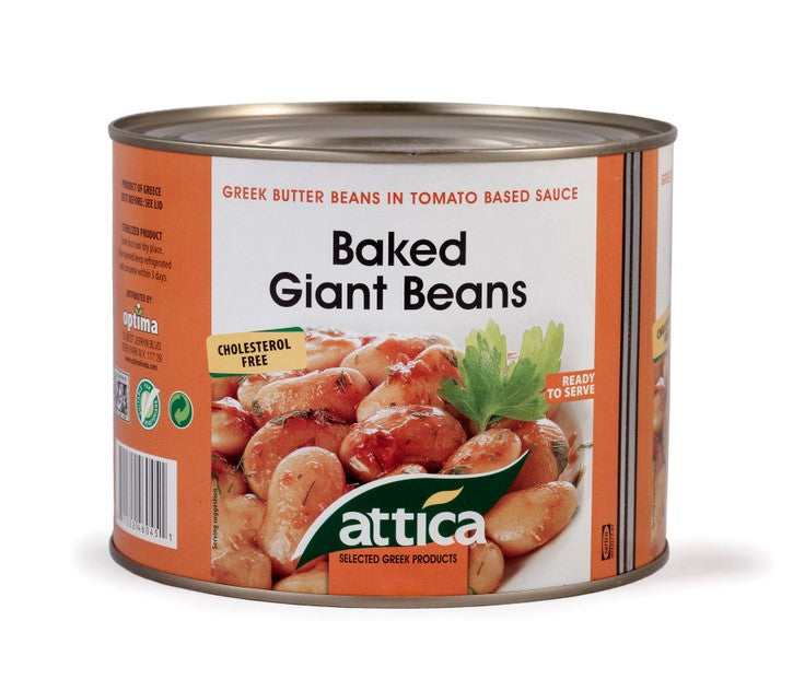 ATTICA Giant Beans in Tomato Sauce – 284g (10oz) & 2kg (4.41lb)