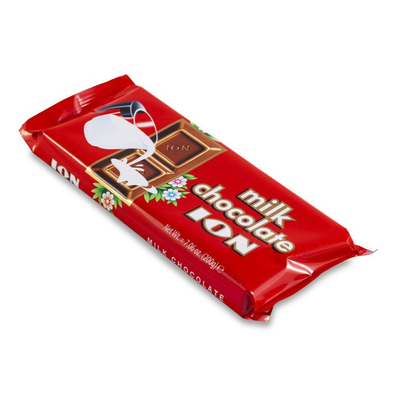 ION Chocolate Plain – Classic Greek Milk Chocolate (100g / 3.5oz & 200g / 7.1oz)