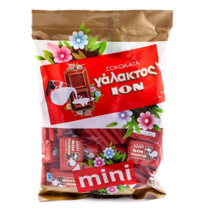ION Chocolate Plain Mini 400g (14.1oz) - Mini Plain Milk Chocolate BarsThis 400g bag features ION's signature plain milk chocolate in small,...