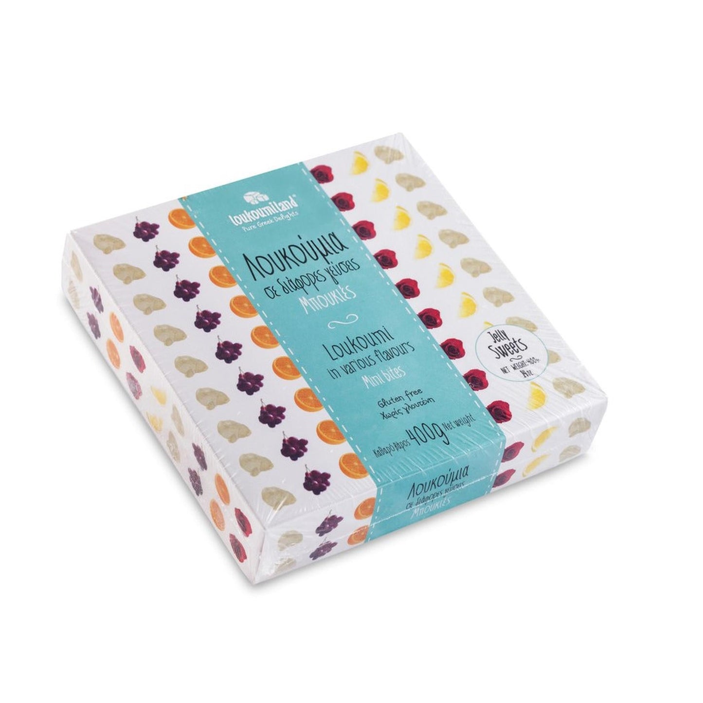 LOUKOUMILAND Loukoumi Various Flavors – 400g (0.88lb)