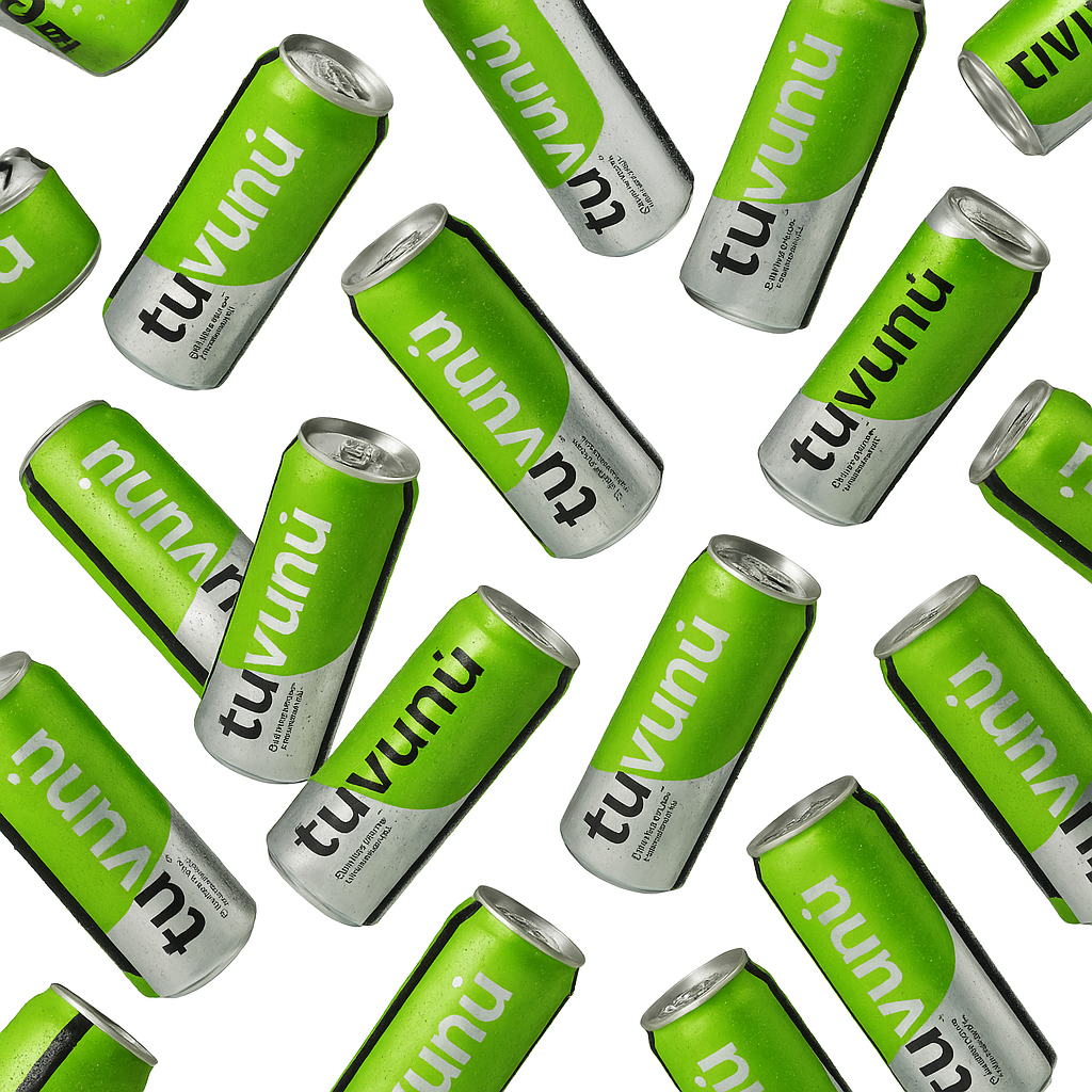 “Tuvunu Greek Mountain Iced Tea 500ml (16.9oz) – case of 24 cans.