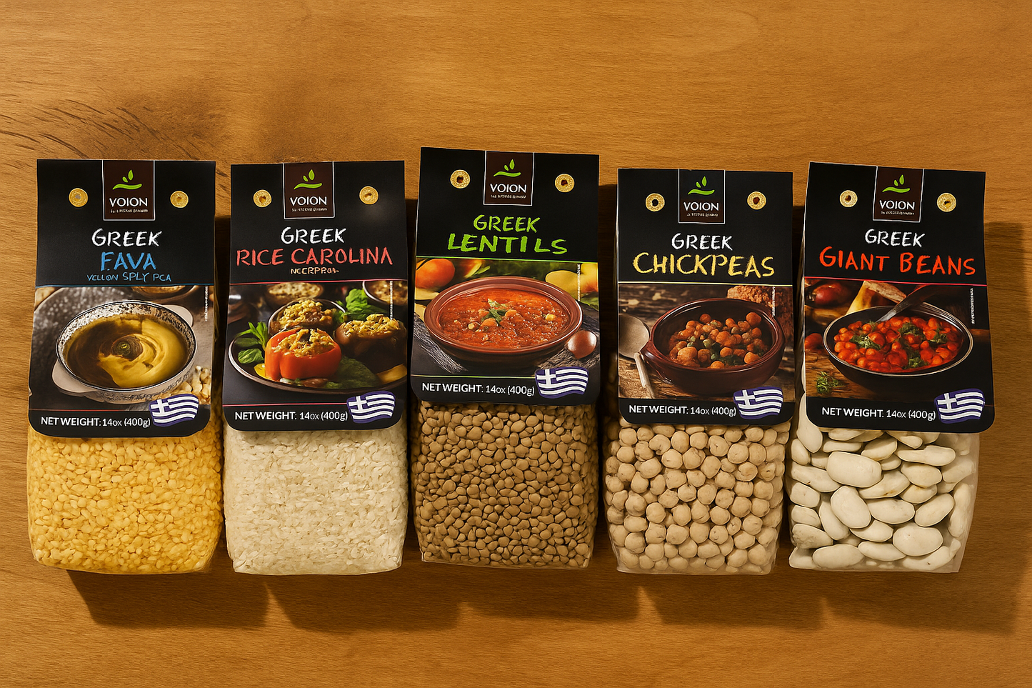 VOION LAND Greek Pantry bundle
