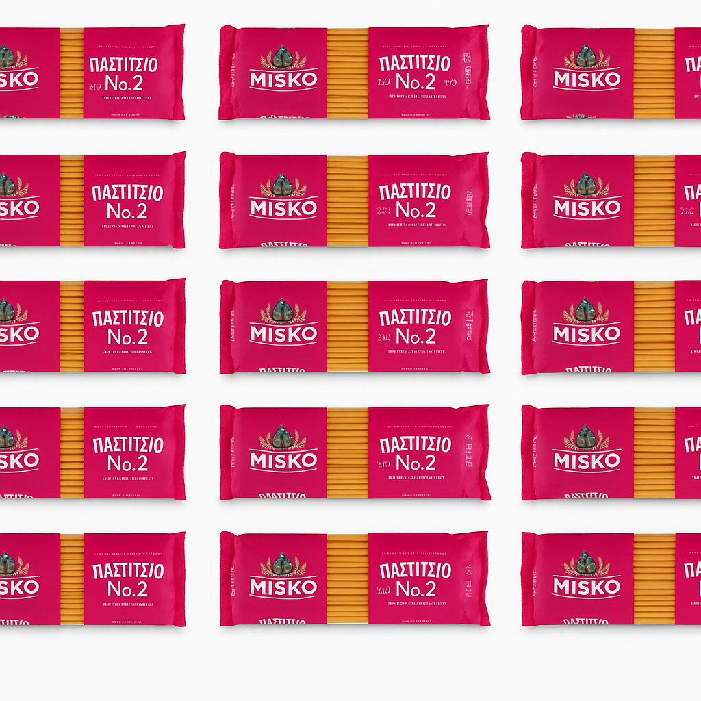 MISKO Pastitsio Pasta 500g (17.6oz) – 12 Pack