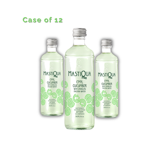 MASTIQUA Cucumber Sparkling Water Case (12 × 330ml / 11.2oz)
