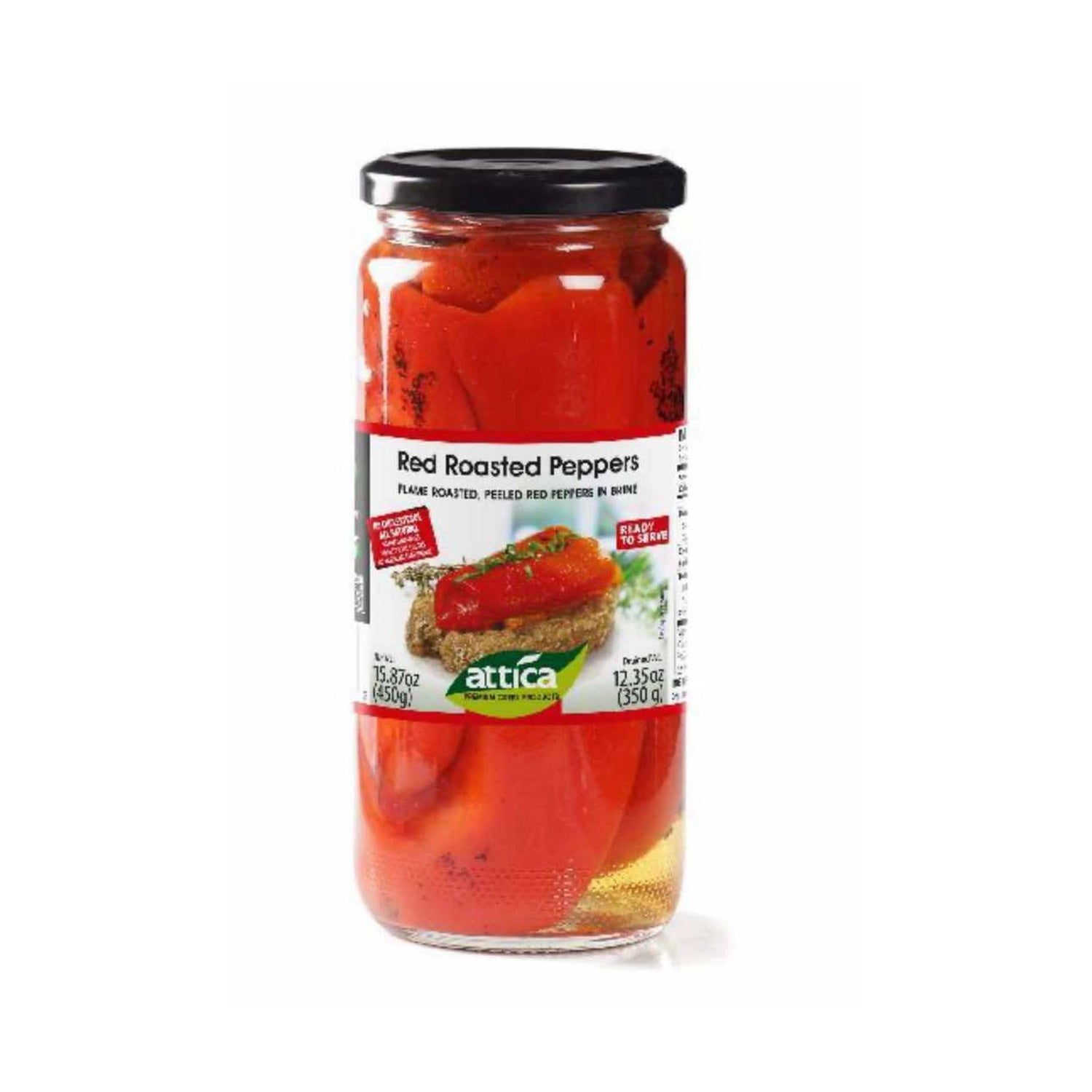 NESTOS Red Roasted Peppers – 450g (0.99lb)