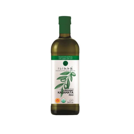 ILIADA Organic Extra Virgin Olive Oil – 1L (33.81fl oz) & 3L (101.44fl oz)