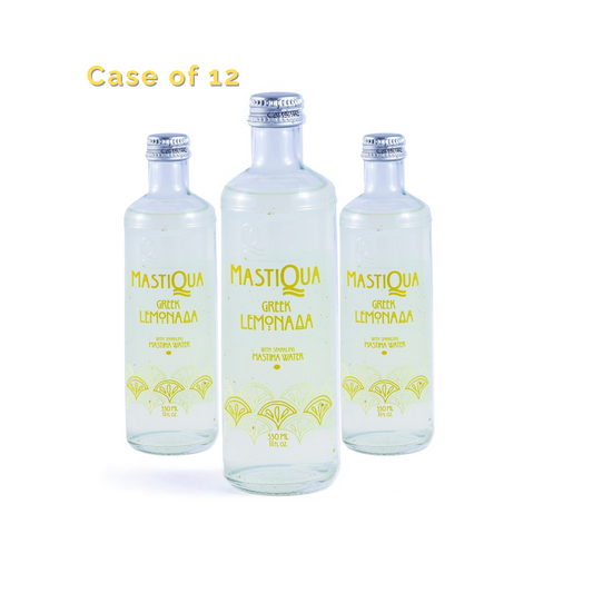 MASTIQUA Sparkling Water Lemonade 330ml – 12-Pack