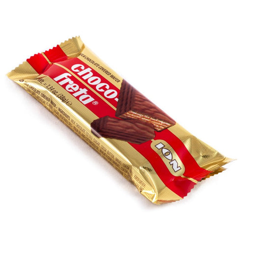 ION Chocolate Wafers Red - Sokofreta - 38g (1.3oz) - Classic Greek Chocolate Wafer BarION Chocolate Wafers Red are an all-time classic in Greece. Each ba...