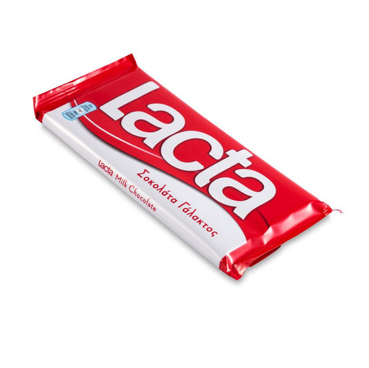 LACTA Chocolate Plain 85g (3.0oz) - Iconic Greek Milk ChocolateLacta is Greece's favorite chocolate, loved for its smooth texture and ti...