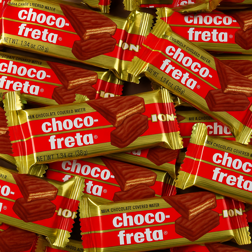 Box of 20 ION Chocofreta Chocolate Wafers – Greek milk chocolate wafer snac