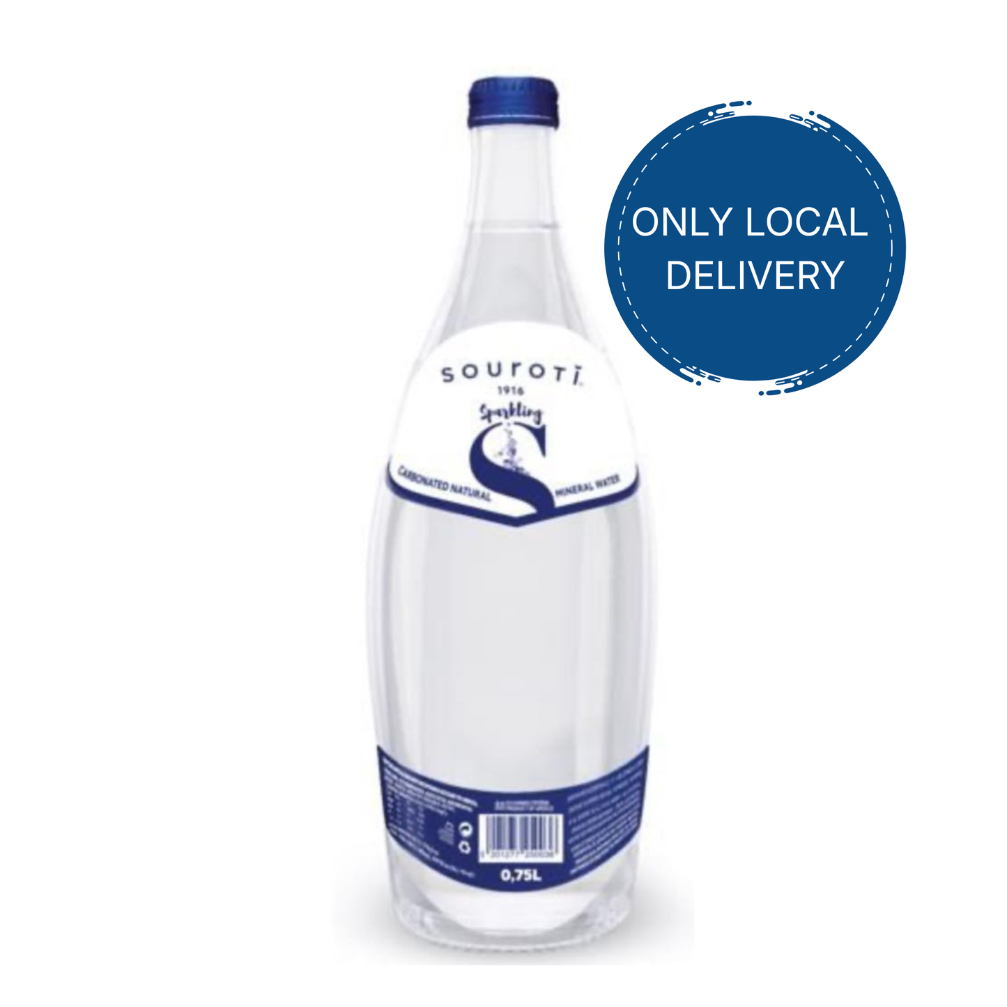 SOUROTI Sparkling Natural Mineral Water – 250ml (8.45fl oz) & 750ml (25.36fl oz)